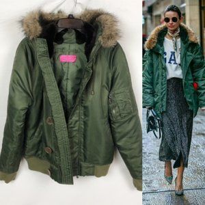 Juicy Couture Bomber Jacket (Green)